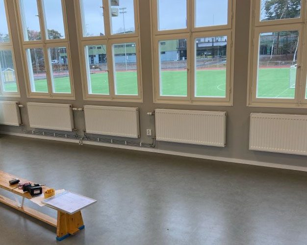 Gula villan, bild 2 från arbetsplatsen